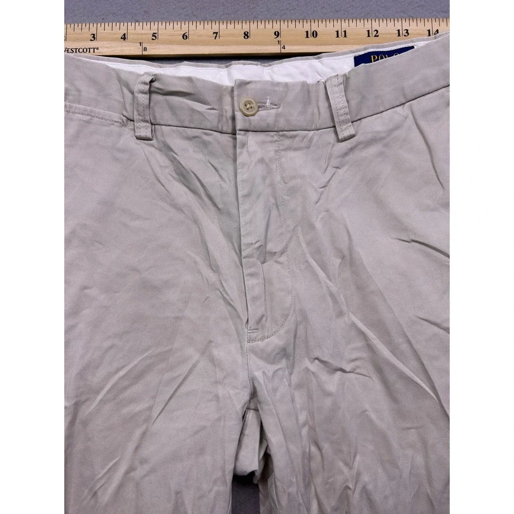 Polo Ralph Lauren Stretch Classic Fit Chino Pants Tan Khaki 32/30 Mens